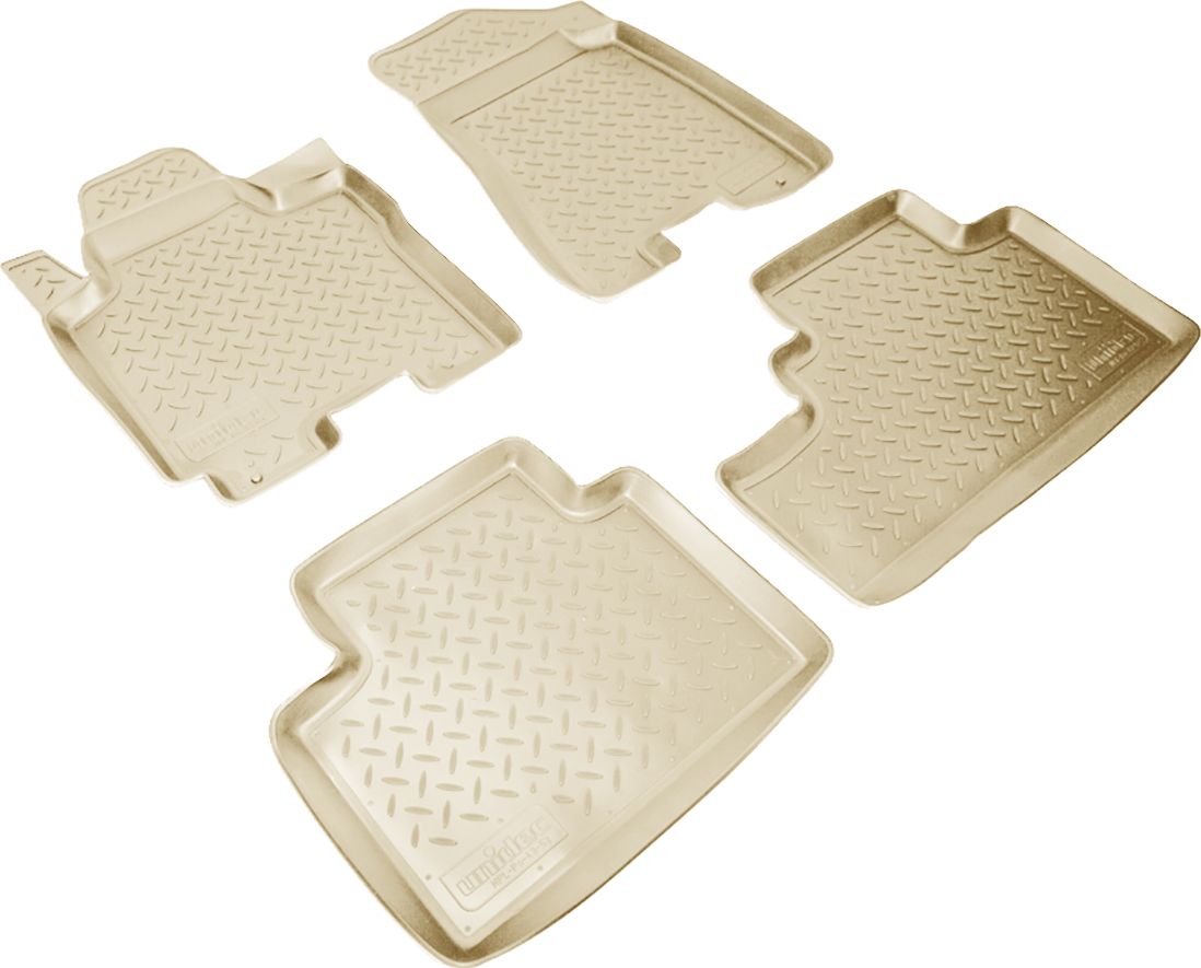 Коврики Норпласт для салона Kia Sportage II 2004-2010 БЕЖЕВЫЕ. Артикул NPL-Po-43-52-B