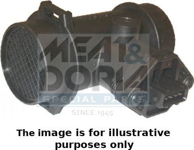 Датчик массового расхода воздуха (ДМРВ) Meat & Doria для Alfa Romeo 146 1996-1999. Артикул 86039E