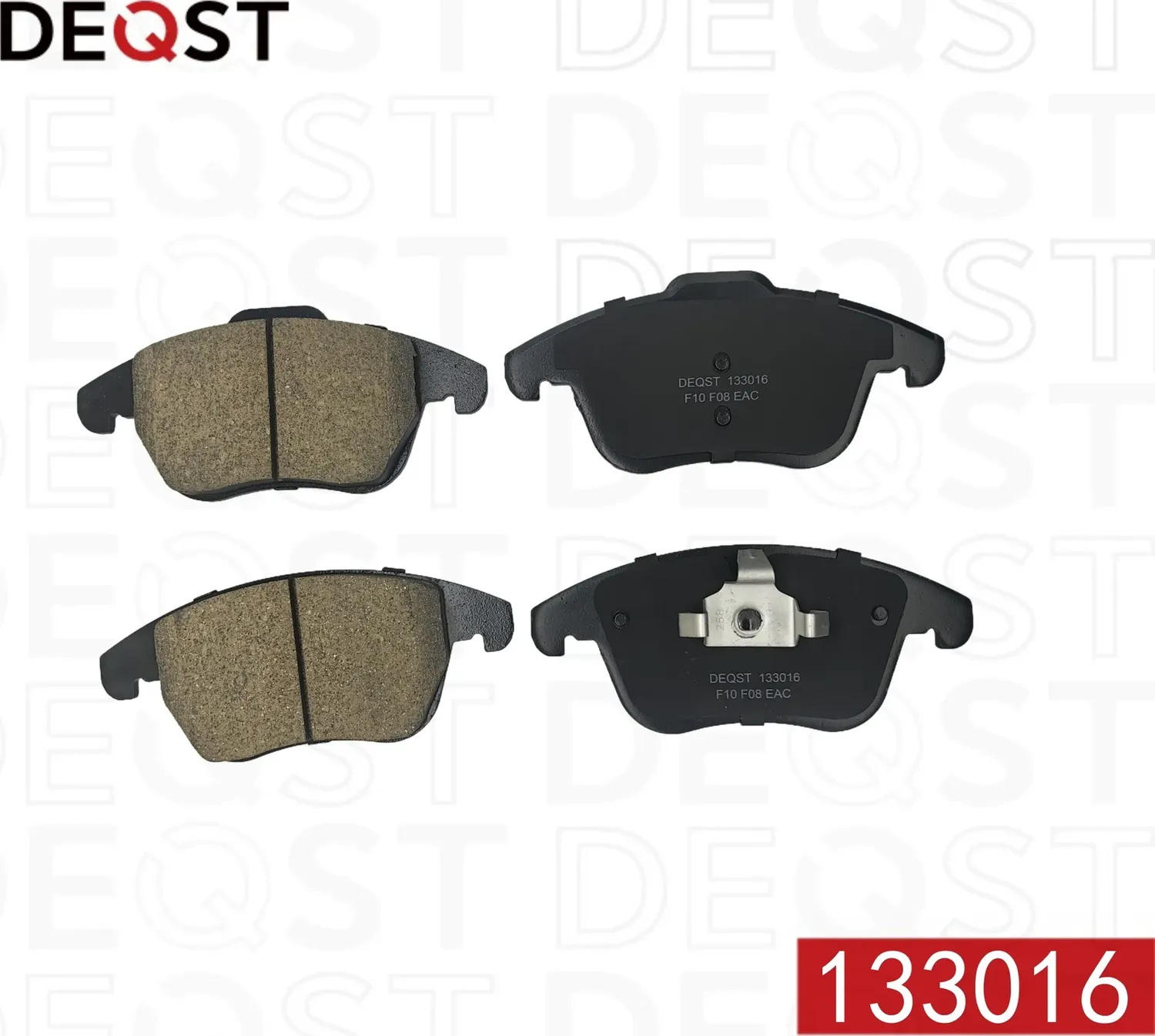 133016 DEQST Колодки тормозные Ford Mondeo IV (07-)передние керамические. Артикул 133016