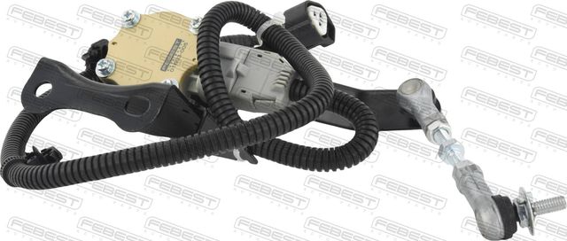 ДАТЧИК ПОЛОЖЕНИЯ КУЗОВА ПЕРЕДНИЙ ЛЕВЫЙ С ТЯГОЙ (Febest). Артикул 01603005