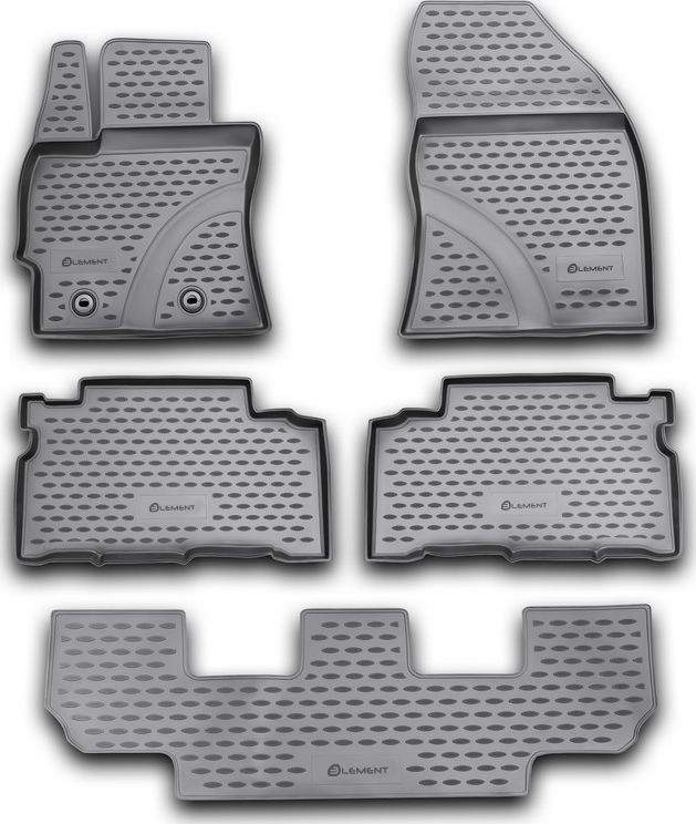 Коврики Element для салона на 3 ряда Toyota Verso 2013-2026. Артикул NLC.48.61.210k