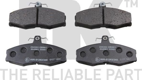 Тормозные колодки NK. Артикул 224303