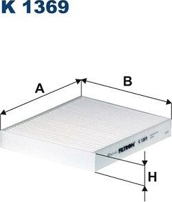 Салонный фильтр Filtron для Suzuki Vitara II 2015-2026. Артикул K 1369