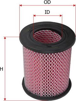 Воздушный фильтр Sakura. Артикул A-1857