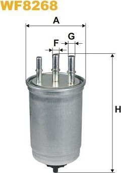 Топливный фильтр WIX Filters. Артикул WF8268