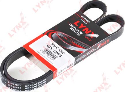 Приводной ремень поликлиновой LYNXauto для Toyota Estima II 2001-2006. Артикул 5PK1243