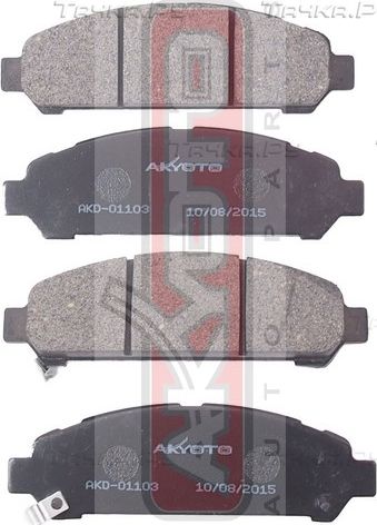 Тормозные колодки Akyoto Packing AKYOTO. Артикул AKD-01103