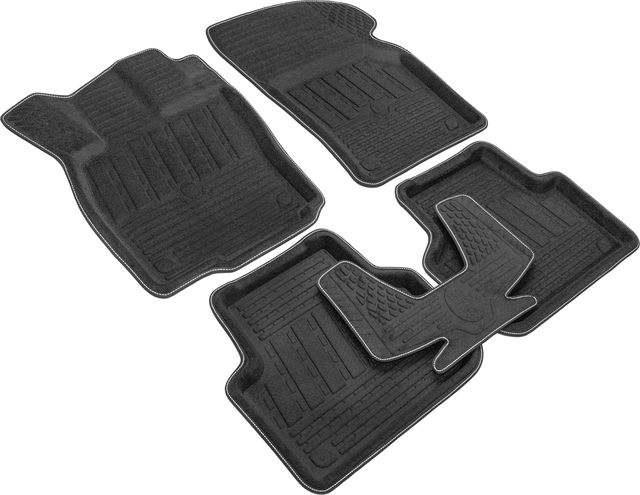 Коврики Rezkon 3D Evaplast для салона Volkswagen Golf VII 2012-2026. Артикул 4535005200