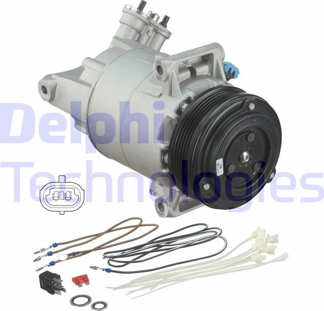 Компрессор кондиционера Delphi для Opel Zafira A 2003-2005. Артикул TSP0155449