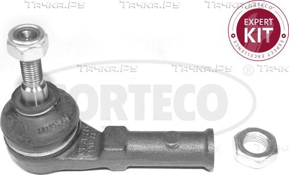 Наконечник рулевой тяги Corteco правый внешний для Renault Clio II 1998-2013. Артикул 49398559