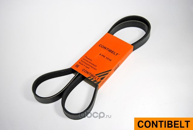 Ремень ручейковый 6 PK 1510 для а/м HYUNDAI SANTA FE (Contibelt). Артикул 6PK1510