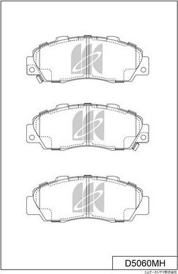 Тормозные колодки MK Kashiyama передние для Rover 600 1993-1999. Артикул D5060MH
