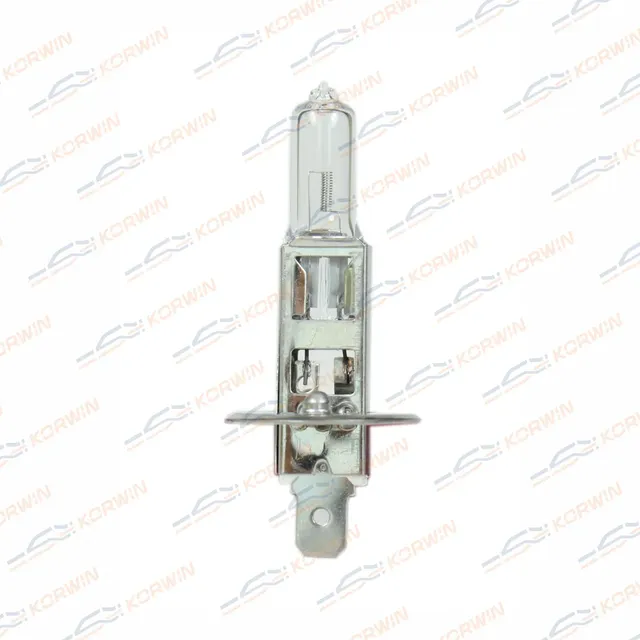 Лампа накаливания галогенная H1 12V 55W P14,5s (Korwin). Артикул KWYN0022