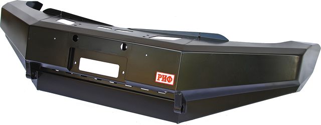 Бампер силовой РИФ передний без защитной дуги для Mitsubishi Pajero Sport II 2009-2015. Артикул RIFTRT-10306