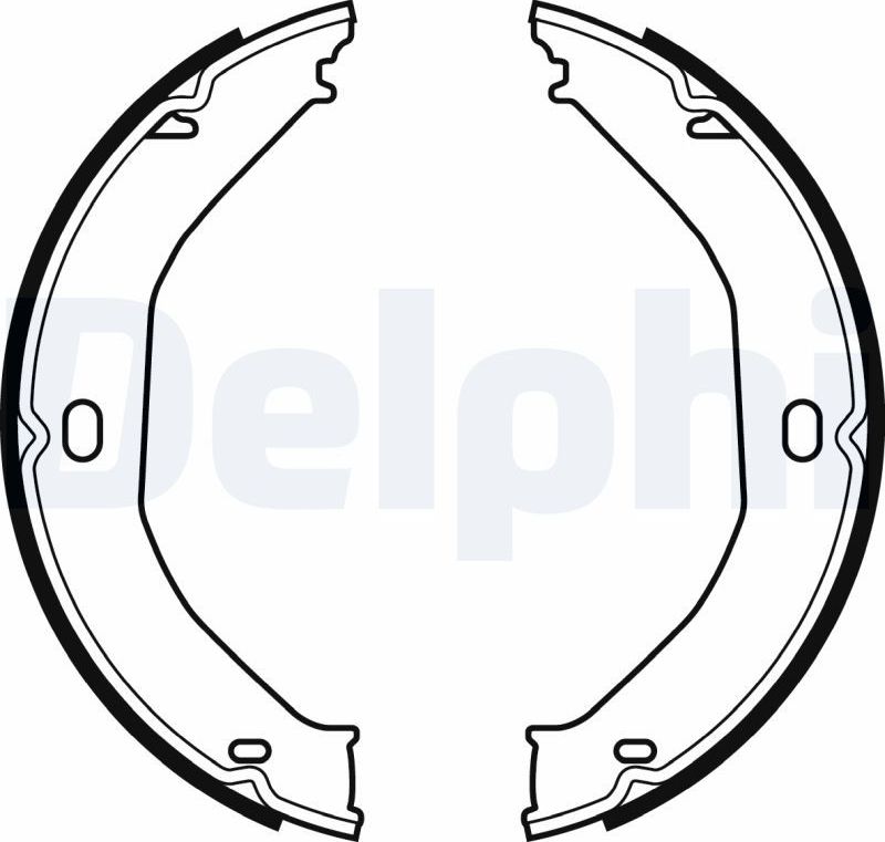 Тормозные колодки Delphi. Артикул LS2078