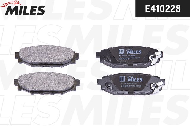 Тормозные колодки Miles (Low-Metallic). Артикул E410228
