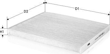 Салонный фильтр  Tecneco Filters для Smart Fortwo II (W451) 2007-2015. Артикул CK2132