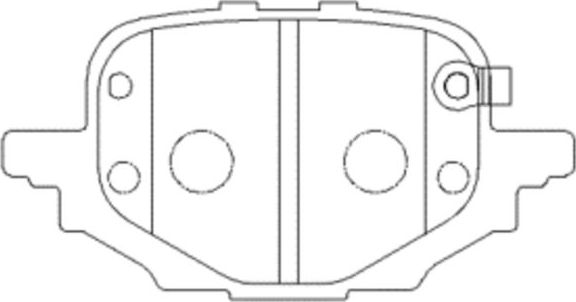 Тормозные колодки CTR. Артикул GK1535