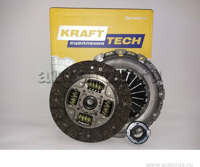 Сцепление (комплект) KraftTech 3P Kit для Kia Sportage II 2004-2010. Артикул W00235I