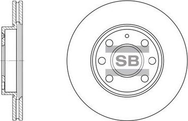 Тормозной диск Sangsin Hi-Q. Артикул SD5102