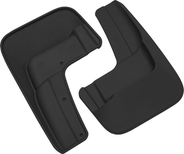 Брызговики Rezkon резиновые передняя пара для Mitsubishi Outlander III 2012-2022. Артикул 6024015160