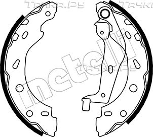 Тормозные колодки Metelli задние для Smart Fortwo I (W450) 1998-2007. Артикул 53-0237