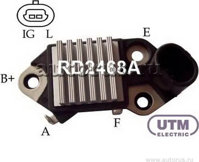 Регулятор генератора (UTM). Артикул RD2468A