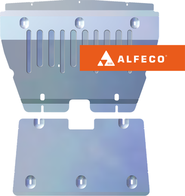 Защита алюминиевая Alfeco для картера и радиатора BMW 1-серия E87 2007-2011. Артикул ALF.34.14al