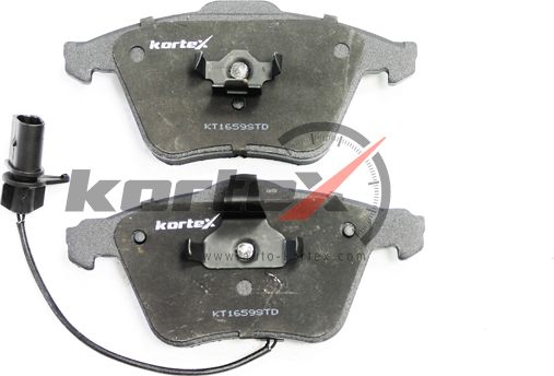 Колодки тормозные AUDI A6 (05-10) передние (4шт.) KORTEX. Артикул KT1659STD