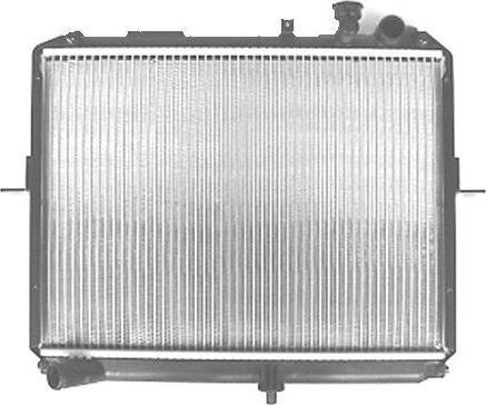 Радиатор охлаждения двигателя NRF (алюминий) для Kia Bongo II 1990-1999. Артикул 58395