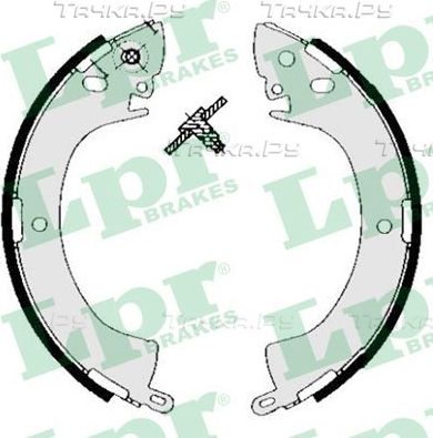 Тормозные колодки LPR задние для Mitsubishi L200 III 1996-2006. Артикул 05240