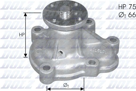Помпа (водяной насос) Dolz. Артикул O133