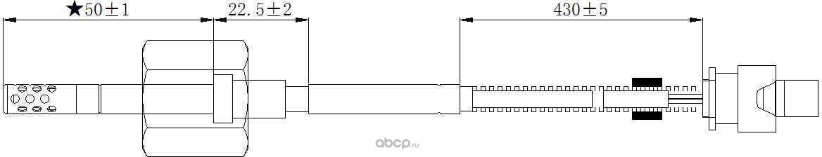 Датчик температуры выхлопных газов (Magtechnic). Артикул MAG0066OG