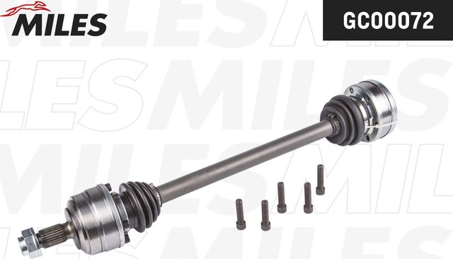 Полуось (привод в сборе, приводной вал) Miles задняя правая/левая для Mercedes-Benz C-Класс I (W202) 1993-2001. Артикул GC00072