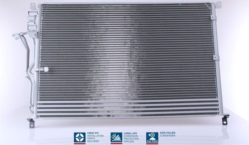 Радиатор кондиционера (конденсатор) Nissens (алюминий). Артикул 94724