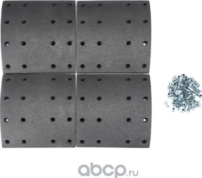 Накладки на колодки (SCANIA 3/4-SERIE STD 413x203ММ) wva 19932 ном. (T0561-6004) (Topcover). Артикул T05616004