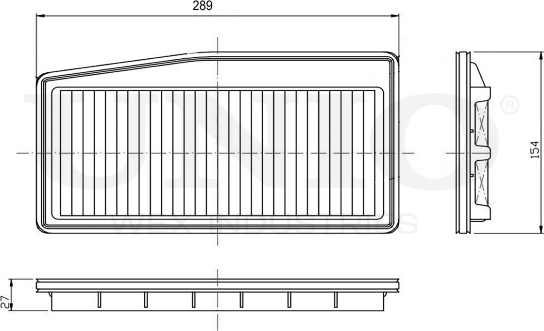 Фильтр воздушный (Unio). Артикул FLT-10071