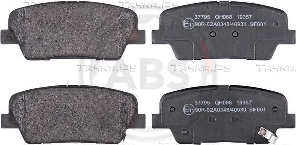 Тормозные колодки ABS задние для Hyundai Santa Fe II 2006-2013. Артикул 37795