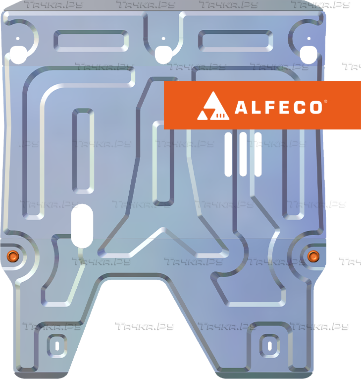 Защита алюминиевая Alfeco для картера и КПП Chery Arrizo 7 M16 2014-2016. Артикул ALF.02.15al