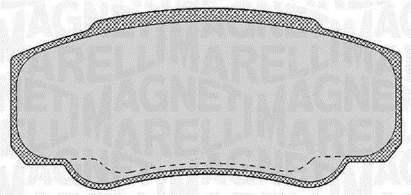 Тормозные колодки Magneti Marelli. Артикул 363916060188