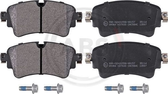 Тормозные колодки ABS задние для Audi A5 II (F5) 2016-2026. Артикул 35114