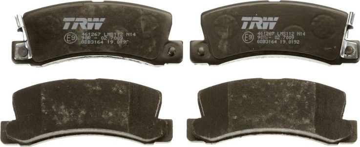 Тормозные колодки TRW COTEC. Артикул GDB3164