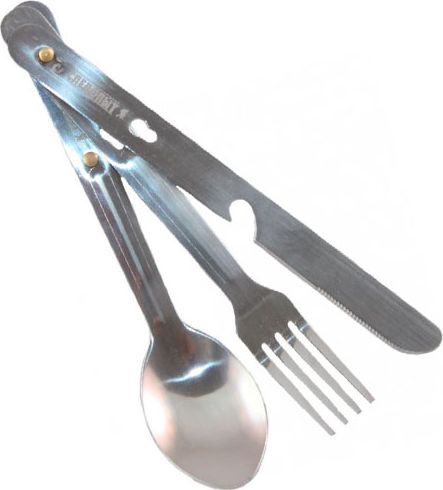 Набор столовых приборов Следопыт нержавеющая сталь (ложка, вилка, нож). Артикул PF-CWS-P31