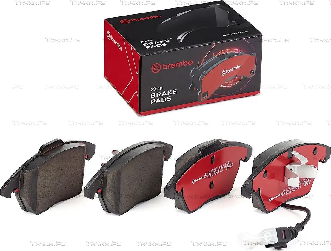 Тормозные колодки Brembo XTRA передние для Skoda Superb II 2008-2015. Артикул P 85 075X