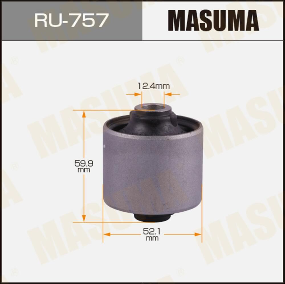Сайлентблок заднего рычага подвески Masuma. Артикул RU-757