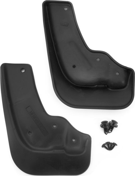 Брызговики Frosch (в пакете) передняя пара для Nissan Juke 2011-2026. Артикул NLF.36.35.F13