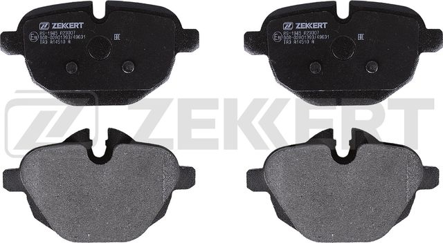 Тормозные колодки Zekkert задние для Alpina D3 E90/E92 2008-2013. Артикул BS-1945