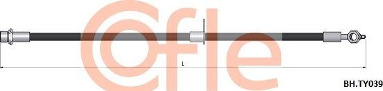 Тормозной шланг Cofle. Артикул 92.BH.TY039