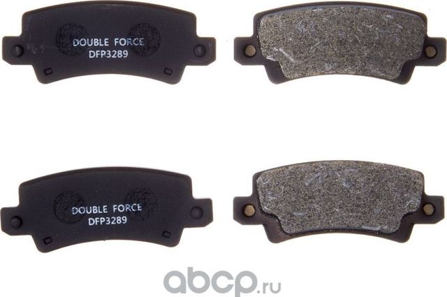 Колодки тормозные дисковые задние Toyota Corolla Euro (Double Force) Double Force. Артикул DFP3289