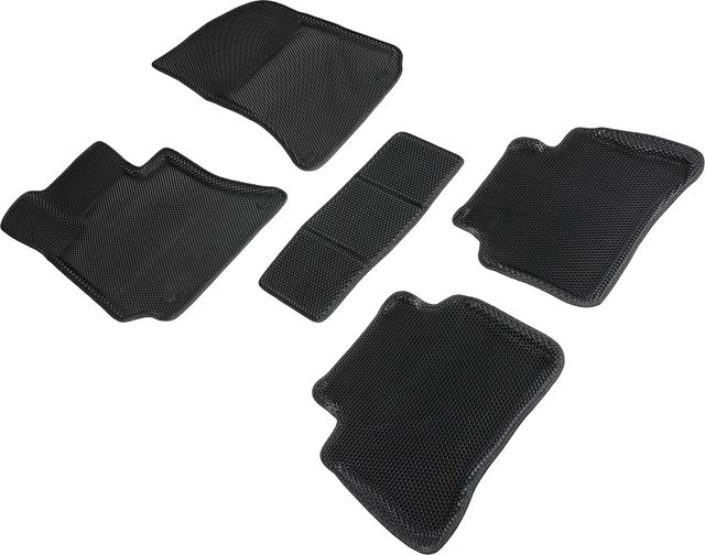 Коврики Seintex 3D EVA Соты для салона Mercedes-Benz E-Класс W212 2009-2012 ЧЕРНЫЕ. Артикул 95452